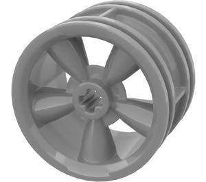LEGO Flat Silver Wheel Rim Ø30 x 20 (42716)