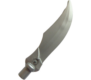 LEGO Flat Silver Wide Blade Curved Sword