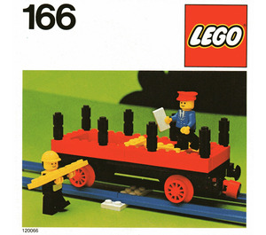 LEGO Vlak Wagon 166-1 Instructions