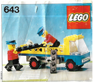 LEGO Flatbed Truck Set 643-1 Instructions