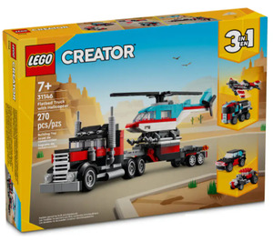 LEGO Flatbed Truck with Helicopter Set 31146 Packaging