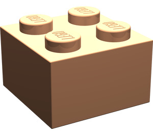 LEGO Fleisch Backstein 2 x 2 (3003 / 6223)