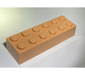 LEGO Huidskleurig Steen 2 x 6 (2456 / 44237)