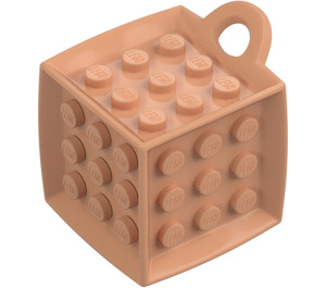 LEGO Flesh Cube 3 x 3 x 3 with Ring (69182)