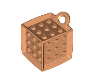 LEGO Flesh Cube 3 x 3 x 3 with Ring (69182)