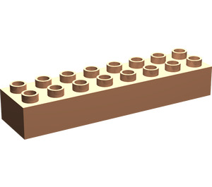 LEGO Fleisch Duplo Backstein 2 x 8 (4199)