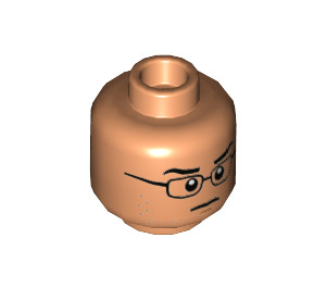 LEGO Flesh Franklin Webb Minifigure Head (Recessed Solid Stud) (3626 / 38951)