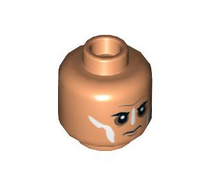 LEGO Flesh Hovitos Warrior Minifigure Head (Recessed Solid Stud) (3626 / 75684)