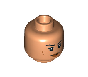 LEGO Flesh Iden Versio Minifigure Head (Recessed Solid Stud) (3626 / 47519)