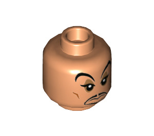 LEGO Flesh Jafar Head (Recessed Solid Stud) (3626 / 48856)