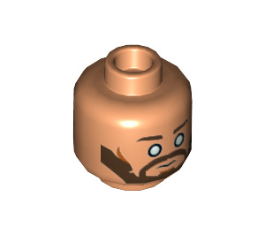 LEGO Flesh Kanan Jarrus Minifigure Head (Recessed Solid Stud) (3626 / 30430)