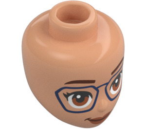 LEGO Flesh Minidoll Head with Decoration (92198 / 106029)