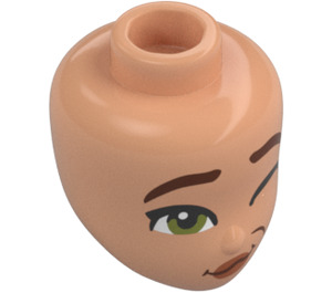 LEGO Flesh Minidoll Head with Decoration (92198)