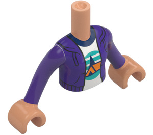 LEGO Flesh Nova Friends Torso (92456)