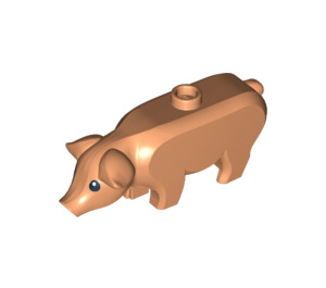 LEGO Плът Pig с Черно очи с Бяло Pupils (68887 / 87876)