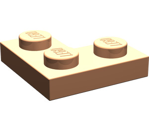 LEGO Flesh Plate 2 x 2 Corner (2420)