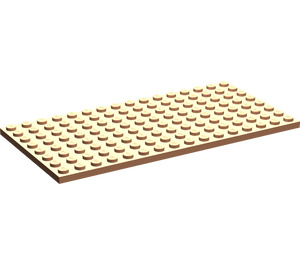 LEGO Fleisch Platte 8 x 16 (92438)