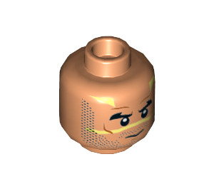 LEGO Flesh Quinlan Vos Minifigure Head (Recessed Solid Stud) (3626 / 26960)