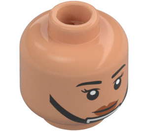 LEGO Flesh Rebel Crew Minifigure Head (Recessed Solid Stud) (3274 / 104755)