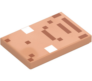 LEGO Flesh Tile 2 x 3 with Pixels (26603 / 106303)