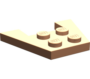 LEGO Flesh Wedge Plate 3 x 4 without Stud Notches (4859)
