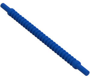 LEGO Flexible Ribbed Hose (10 Studs) with Blue Center (27328)