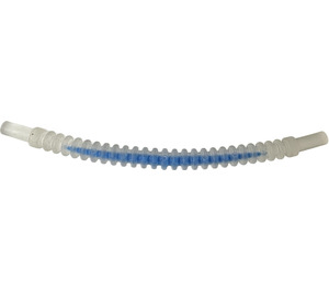 LEGO Flexible Ribbed Hose (10 Studs) with Blue Center (27328)