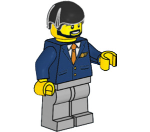LEGO Flight Attendant minifiguur