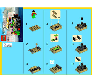 LEGO Flower Cart Set 40140 Instructions