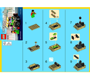 LEGO Flower Cart 40140 Instructies