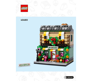 LEGO Flower Store 40680 Instrukcje