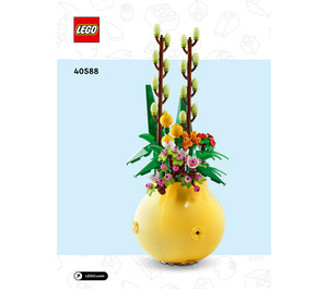 LEGO Flowerpot Set 40588 Instructions