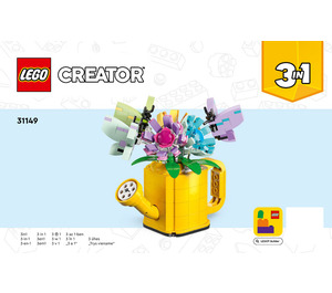 LEGO Flowers in Watering Can Set 31149 Instructions