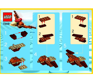 LEGO Flying Dino Set 7209 Instructions