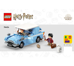 LEGO Flying Ford Anglia 76424 Інструкції