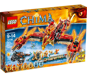 LEGO Flying Phoenix Feu Temple 70146 Packaging
