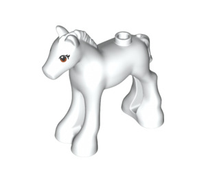 LEGO Foal z Pomarańczowy Oczy (1417 / 11241)