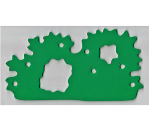 LEGO Foam Part Scal Bush 22 x 2 with 2 Cuttouts and 7 Holes