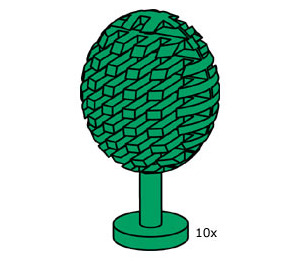 LEGO Foliferous Tree Set 10111