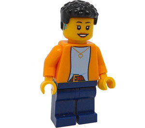 LEGO Cibo Truck Customer - Femmina Minifigure