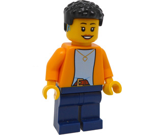 LEGO Essen Truck Customer - Female Minifigur