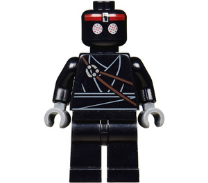 LEGO Fuß Soldat (Schwarz) Minifigur