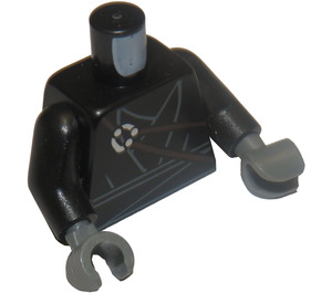 LEGO Foot Soldier (Black) Torso (973 / 76382)