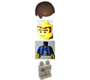 LEGO Fotbollsspelare French Team med Stubb Minifigur