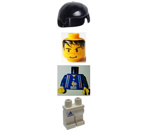 LEGO Fotbalový hráč s Adidas Nohy Minifigurka