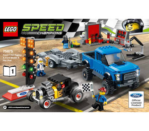 LEGO Ford F-150 Raptor & Ford Model une Hot Rod 75875 Instructions