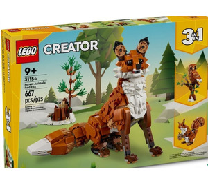 LEGO Forest Animals: rouge Fox 31154 Packaging