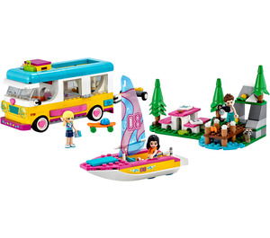 LEGO Forest Camper Van and Sailboat Set 41681