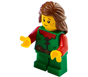 LEGO Forest Flicka Minifigur