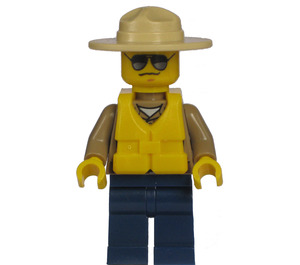 LEGO Forest Policeman avec Lift Jacket Figurine